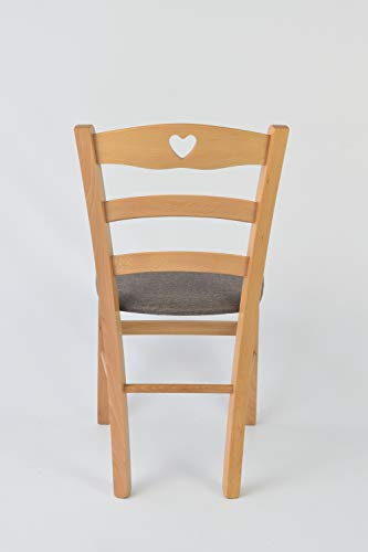 Tommychairs - Sedia modello Cuore per cucina bar e...