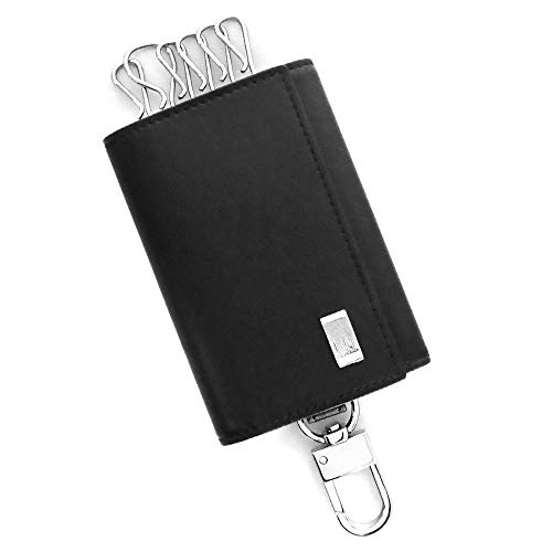 [Dunhill] ダンヒル メンズ キーケース Sidecar サイドカー レザー ブラック 19F2F50AT [並行輸入品]