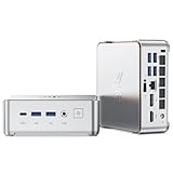 KAMRUI P2 Mini PC, AMD Ryzen 3300U (Up to 3.5GHz,4C/4T),Mini PC Win11 PRO 16GB RAM 256GB SSD, Mini Computer HDMI+Triple 4K UHD,WiFi 6,Desktop Computers Business,School,Office,Home