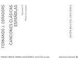 CANCIONES CLASICAS ESPANOLES: Voice and Piano
