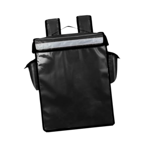 Bothyi Pizza Delivery Bag Thermal Food Carrier Multiuse Adjustable Strap Pizza Bag Delivery Box for Commercial Home Catering Outdoor, Black