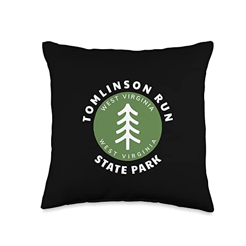 Tomlinson Run State Park West Virginia Vacation Souvenir WV Throw Pillow