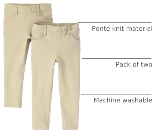 Image of The Children's Place Baby Girls' And Toddler Ponte Knit Pull on Jeggings