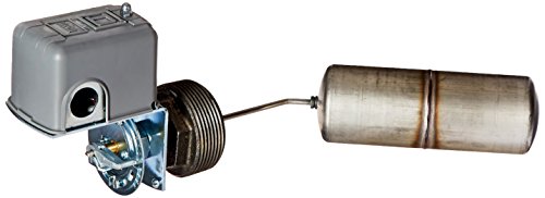 Telemecanique Sensors 9037HG33Z20 Closed-Tank Float Switch with Bushing for Power Circuit, Side Mount, NEMA 1, Right Float Position, 45-Deg. Float Rod Angle, Contacts Close on Rise, Viton Packing