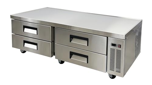 Chefs Base Commercial Refrigerator 72-inch Stainless Steel CB72