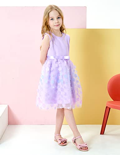 2-6T Flower Girls Dresses For Wedding Birthday Party Layered Tutu Dress Sleeveless Princess Tulle Sundress #TOP2