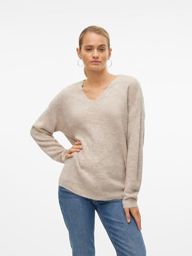 VERO MODA Female Strickpullover VMCREWLEFILE Strickpullover – Ansicht 2