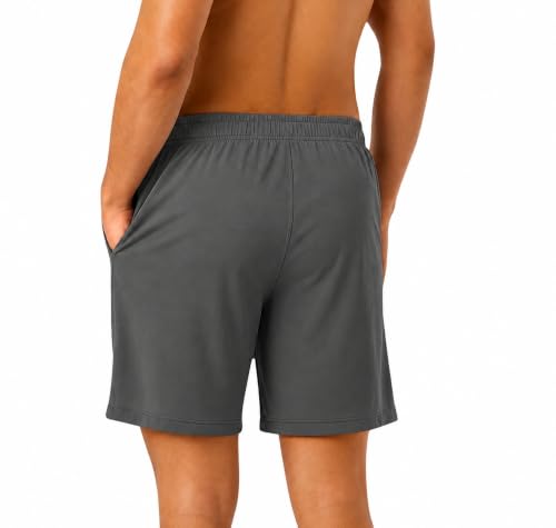 Image of GYMIFIC Mens Sports Training Running Dry Fit Solid Boxer Shorts | Premium Lightweight Stretchable Activewear Gym Shorts for Running, Workout, Training & Fitness