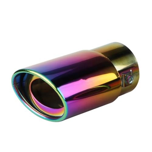 Embout d'échappement universel en acier inoxydable rond pour canule de silencieux auto straight