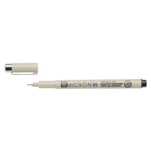 Talens Sakura Rotuladores Pigma Micron 08 Negro (12 Unidades)
