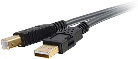 C2G/Cables to Go 45003 Ultima USB 2.0 A/B Cable, Black (9.8 Feet/ 3 Meters)