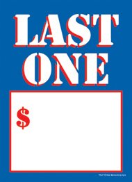 T50LST Last One - Slotted Sale Tags - 5