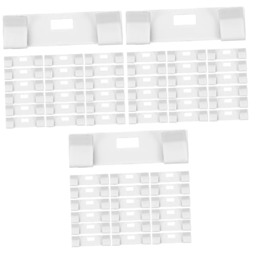 Alipis 72pcs Vertical Blind Repair Tabs Vane Savers for Easy Installation Compatible Vertical Blinds Wear-Resistant Repair Kit for Window Shades