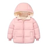 LTKOUGFAM Toddler Winter Coats, 1-7T Baby Girls Boys' Winter Fleece Jackets With Hooded Jacket Outwear