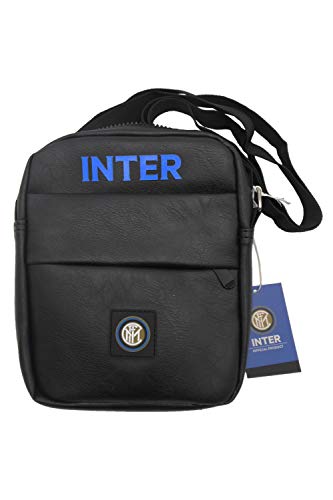 Inter Borsello nero con logo, one size