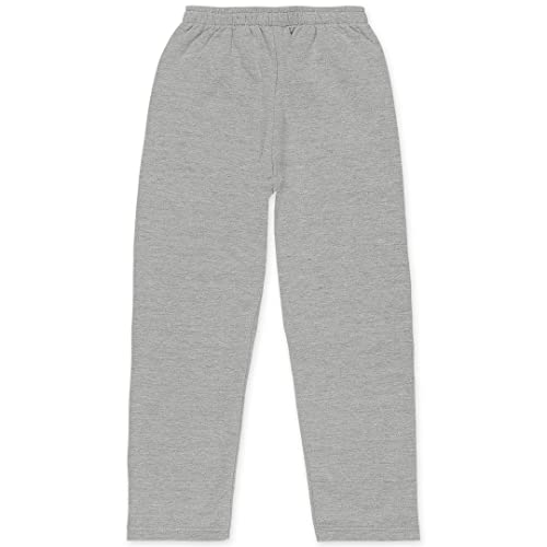 Calça moletom Marisol felpado antiviral meninos, Mescla, 16