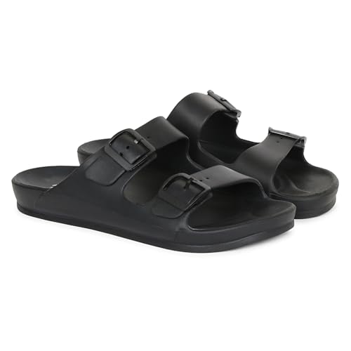 Image of Aqualite NEO-1258 Men Slides Sandal with Slip-on wear, Comfort and Flat Base Sandal for dailywear uses