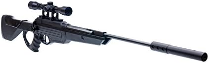 Bear River TPR 1300 Suppressed Hunting Air Rifle - .177 Caliber Pellet Gun with Scope and Suppressor Included - High Powered Pellet Guns For Adults