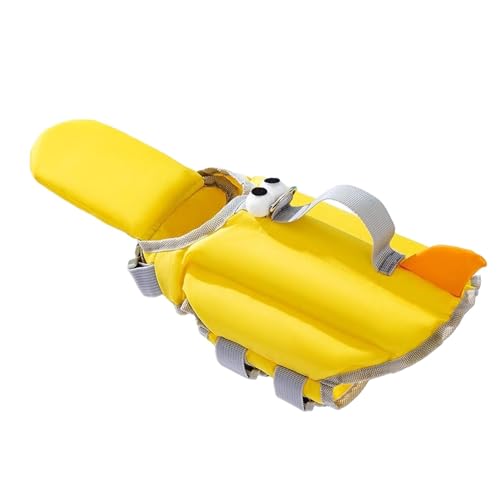 Chaleco de flotación for perros, traje de baño ajustable for perros salvavidas de flotación | Trajes de baño for mascotas, traje de flotación con diseño de ojos grandes, de secado rápido for nadar y n