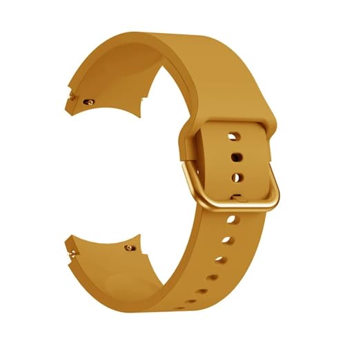 SRMVRNKNNK 20mm �V���R���X�g���b�v Fit For Samsung Galaxy Watch 6 5 4 40mm/44mm 5 Pro 45mm ���ԂȂ��u���X���b�g�x���g(Official yellow,6Classic 43mm)