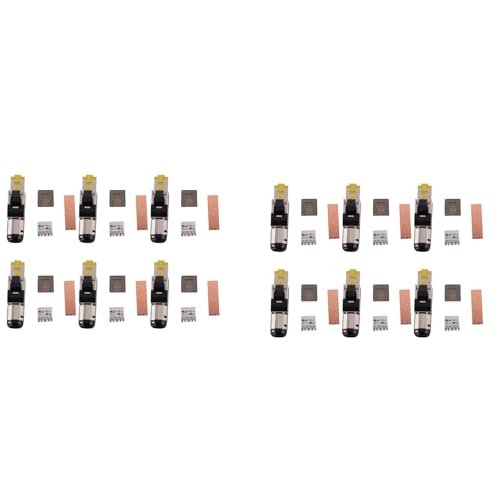 Prise Cat8 RJ45 blindée sans outil pour installer un réseau informatique domestique rapide