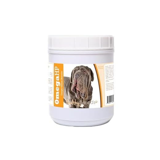 Healthy Breeds Neapolitan Mastiff Omega HP Fatty Acid Skin and Coat Support Soft Chews 90 Count