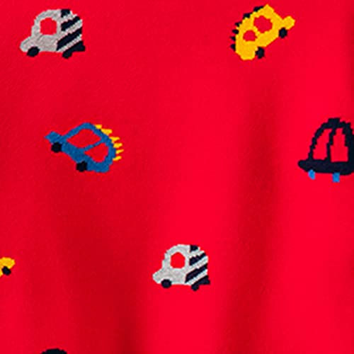 Toddler Kids Cute Car Knit Sweater Boys Girls Cartoo𝐧 Crewneck Long Sleeve Warm Knit Pullover Fall Winter2