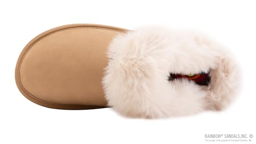 Rainbow Sandals Ladies Sunset Snugs - Premier Leather, Fleece Lined Slipper3