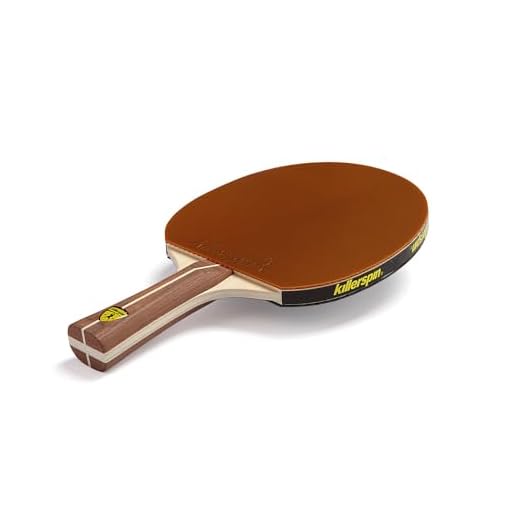 Raquete de tênis de mesa Killerspin Jet 200, bolas, estojo de armazenamento, caixa de presente, livro de memórias – Mocha (110-14)