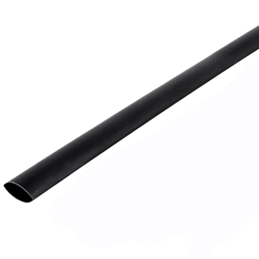 Cubierta de contracción térmica, Tubo Termocontraíble 4:1 Negro con Pegamento 4-52mm 1M(40mm)