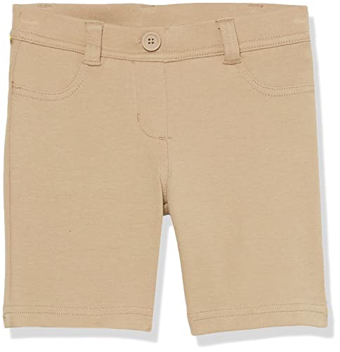Bermuda de uniforme escolar de punto premium con elasticidad para niñas talla 8