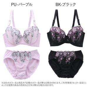 段差すっきり体験 ブラジャー ショーツ セット EF アンダー大きいサイズ 脇高 脇肉