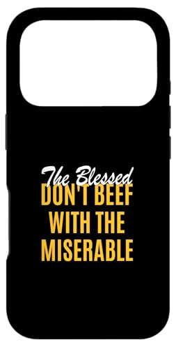 University Varsity-�S�[���h�J���[ Too Blessed To Be Miserable �X�}�z�P�[�X iPhone 17 Pro �p