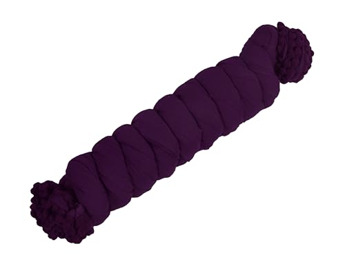 Image of Miraan Solid Pure Cotton Dupatta with Pom Pom Border, 2.25 meters length (DUPCOTTON)