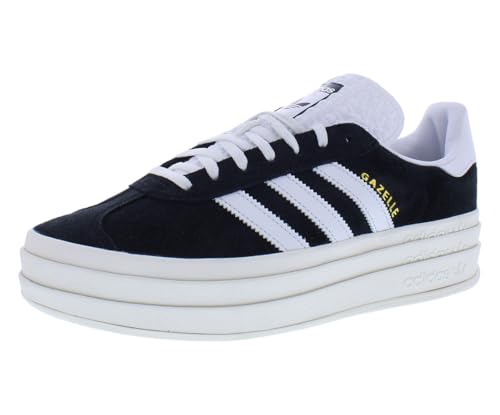 adidas Gazelle Bold Womens Shoes Size 8.5, Color: Core Black/Cloud White/Dirty Black