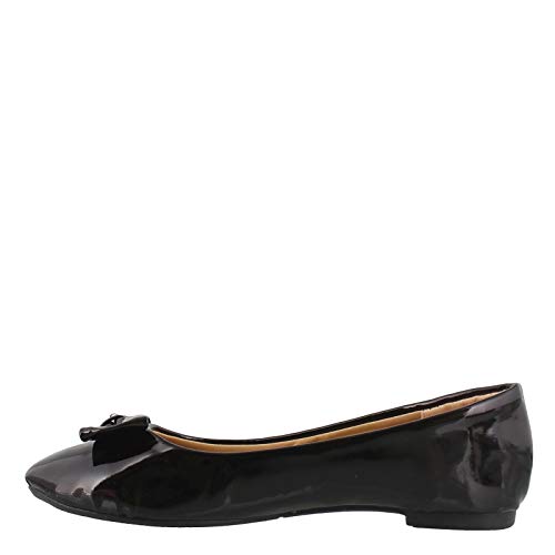 Girls Josmo, Bow Dressy Flats Black Patent4