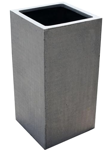 VIVANNO Pflanzkübel Blumenkübel Pflanzsäule Übertopf Fiberglas...