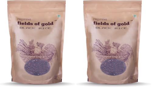 Image of PRISTINE Fields of Gold Black Rice, 1 kg (Pack of 2)