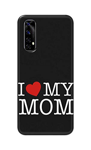 Image of PRINTFIDAA I Love My Mom Hard Back Cover for Realme Narzo 20 Pro /Realme 7 / Narzo 30 Back Cover -(P6) KAT1006