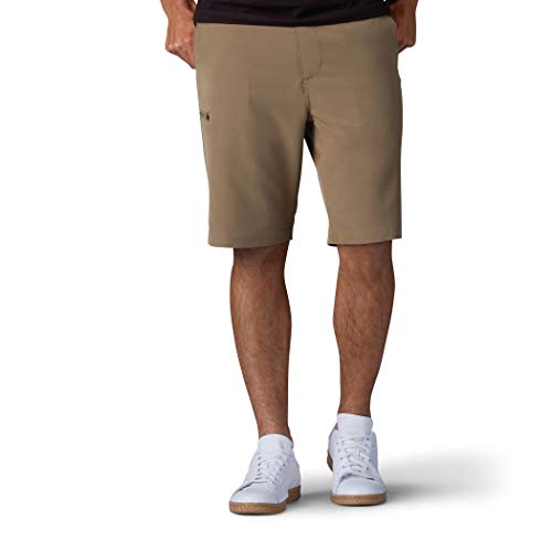 LEE Men's Big and Tall Big & Tall Performance Series Tri-Flex Short, Camel