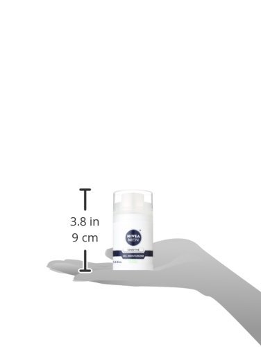 NIVEA MEN Sensitive Non-Greasy Face Gel Moisturizer, 1.7 oz Bottle