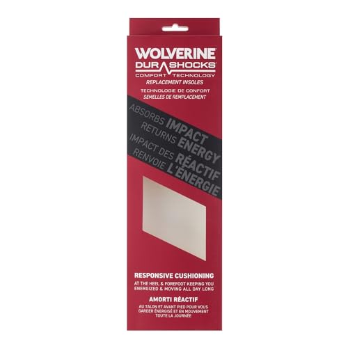 Image of WOLVERINE Men's DuraShocks Insole, Black, 13 M US