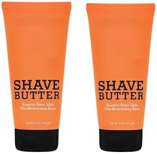 Shave Butter Beard Shaving Cream, for All Skin Types- 6 oz (pack of 2)