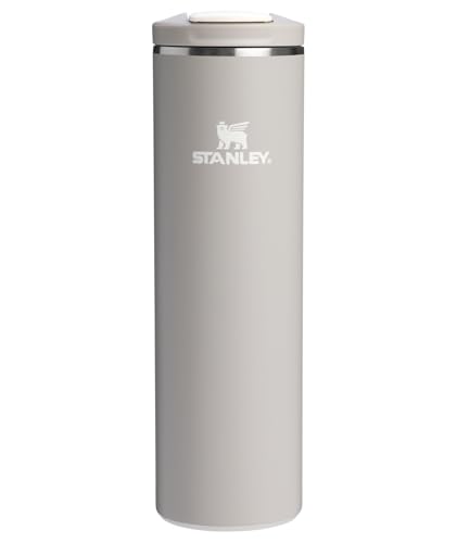 Image of STANLEY Transit FlipTop Mug | Leakproof Coffee Travel Cup | Vacuum Insulated Stainless Steel | Stays Hot or Cold for Hours | BPA-Free | 20 oz | Ash