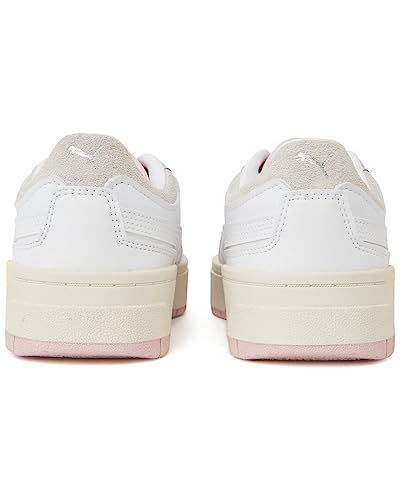 PUMA Womens Cali Dream Logo Lace Up Platform Sneakers Shoes Casual - White3