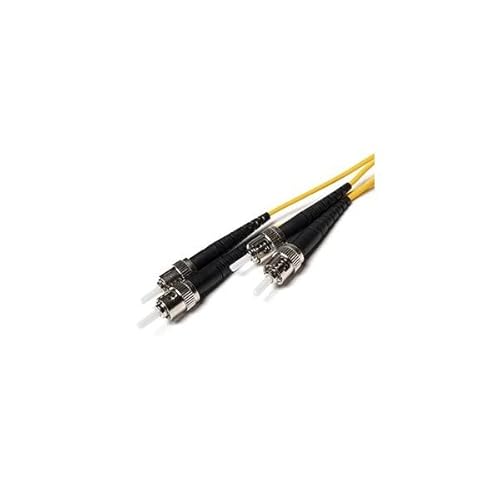 ST-ST OS2 Fiber Patch Cable, 10Gb Duplex, 50/125µm, Corning Glass