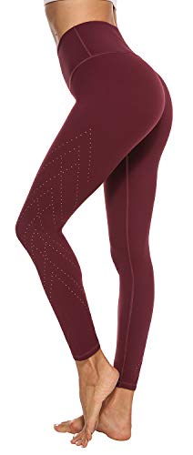 AFITNE Yoga Pants for Women High Waisted Workout Leggings with Pockets Athletic Tummy