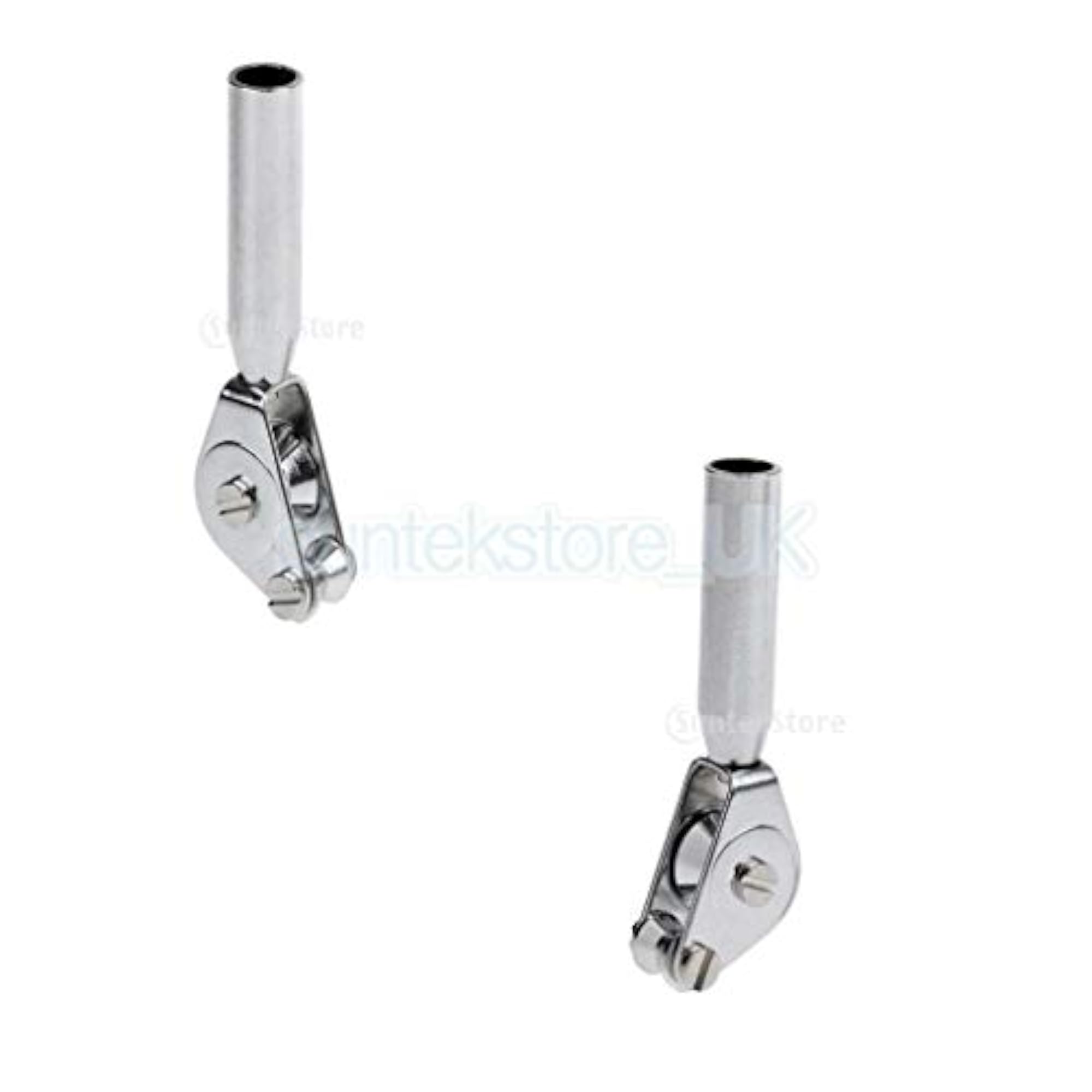 2pcs Fishing Rod Double Roller Ring Tip Guide