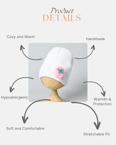 Image of Handmade Woolen Cap for Kids