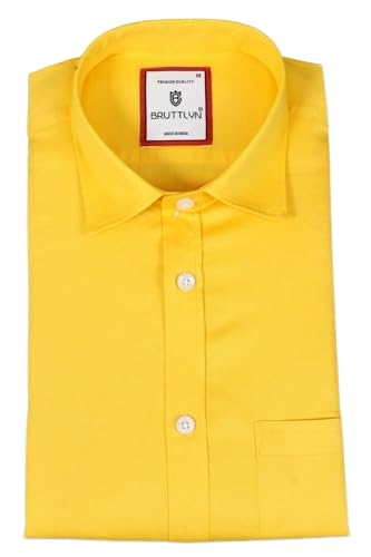 bruttlyn Men's Cotton Solid Formal Shirt-picture-38